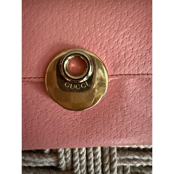 Gucci Vintage Pink Long Snap Wallet with Gold Hardware - Picture 3 of 7